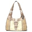 Hi-fashion Vegas Handbag with Rhinestone accents - Natural & Pink Colors Available