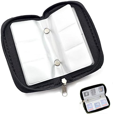 Aode® Memory Card Storage Carrying Pouch Case Holder Wallet Bag 22 Slots For CF/SD/SDHC/MS/DS 3DS PSV Games Card 210024