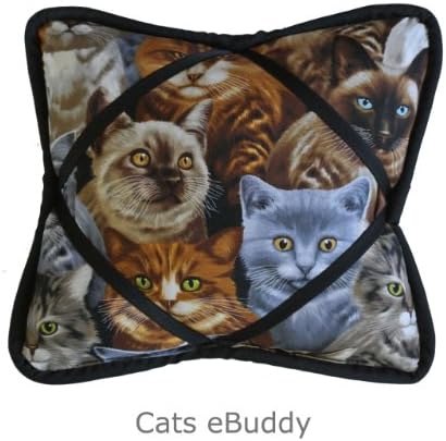 eBuddy - Cats - 10 ½" x 11 ½" - iPad Mini, Kindle, Kindle Paperwhite 3G, Kindle Keyboard 3G, Kindle Fire & Fire HD Tablet, Nook, Nook Simple Touch with GlowLight, Nook HD, Samsung Galaxy Tab 7.0 & Google Nexus 7