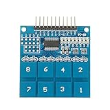 Arduino のラブ TTP226 8 チャンネル デジタル静電容量スイッチ タッチ センサー モジュール//2 × 4 キーボード 8 チャンネル デジタル タッチ センサー モジュール静電容量ス