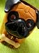 pug44  - PUG VANCA Craft Dog Leather Desk iPhone Cell