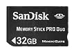 SanDisk MemoryStick Pro Duo 32GB SDMSPD-032G-J95