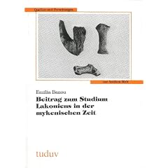 Beitrag zum Studium Lakoniens in der mykenischen Zeit