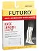 Futuro Anti-Embolism Stockings, Large Regular, White, Knee Length, Closed Toe, 1 Pair