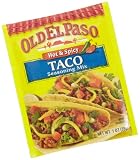 Old El Paso Hot & Spicy Taco Seasoning Mix, 1-Ounce Packages (Pack of 32)