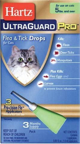 Hartz Ultraguard Pro Drops For Cats Over 5 Lbs Pack of 6 [Misc.]