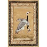 A Pair of Saras Birds, by Ustad Mansur (Print On Demand)