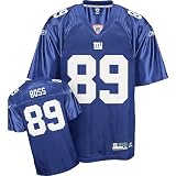 Kevin Boss Jersey: Reebok Blue Replica #89 New York Giants Jersey