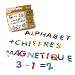 Jeujura - 8970 - Loisir Cr�atif - ABC et Chiffres Magn�tiques - 76 Caract�res