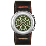 Nike Mens WA0032-213 Oregon Series Chronograph Black Leather Watch by Nike