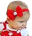 Qandsweet Baby Girl's Headbands Hair Bow Crystal Flower (9 Pack)