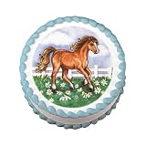 Lucks Edible Image Horse In Field, 1 ea