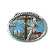 Linesman Electrician Union Pewter Belt Buckle