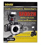 Bower 636980504346 Dual Intelligent Digital Speedlight for Nikon D2X, 200,  ....