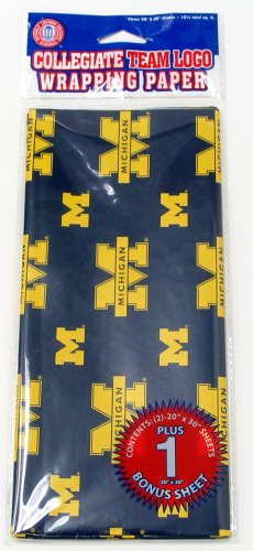 NCAA Michigan Wolverines Wrapping Paper