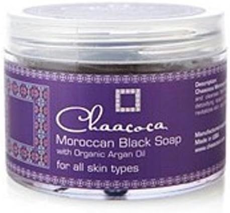 Chaacoca Moroccan Black Soap with Organic Argan Oil by Chaacoca