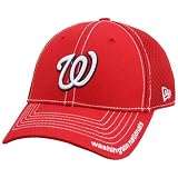 New Era Washington Nationals Red Neo 39THIRTY Stretch Fit Hat