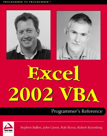 Childrens Toyshop  Books : Excel 2002 VBA Programmer's Reference