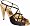 Fawn/Platinum Satin/Metallic Nappa