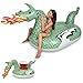 GoFloats Giant Inflatable Fire Dragon | Includes Bonus Fire Dragon Drink Float | New for 2018