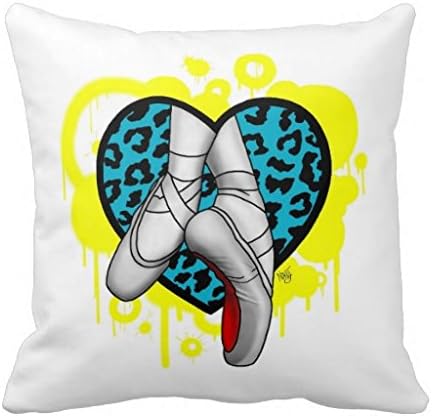 Always On Pointe Throw Pillow Case