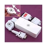 �uRix ���[�������d�r&USB �g�ѓd�b�p �[�d�� FOMA SoftBank3G DoCoMo mova SoftBank PDC au TU-KA �i�z���C�g�j RX-JUK542PAF�v�̉摜