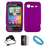 Purple Premium Soft Rubberized Silicone Skin Cover for Verizon Wireless New ....