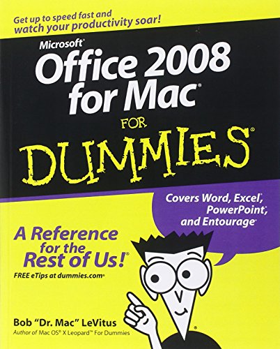 office 2008 for mac for dummies