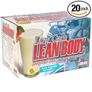 Labrada Nutrition - Lean Body Low Carb - Soft Vanilla, 20 packets