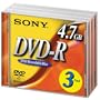 Sony DVD-R 16X 4.7GB  (3-Pack)
