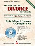 How to Do Your Own Divorce in California: Out Of Court Divorce, a Complete Kit 51NJQZ4SHZL. SL160 How to Do Your Own Divorce in California: Out Of Court Divorce, a Complete Kit