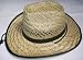 Straw Cowboy Hat Unisex Straw Cowboy Hat With Black Band & Trim Ref: S15