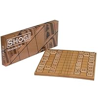 Wooden Shogi Game Set Japanese Chess Folding Board