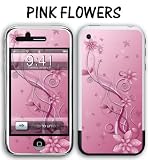 New Apple iPhone Designer Skin Removable Vinyl - Pink Flower