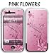 New Apple iPhone Designer Skin Removable Vinyl - Pink Flower