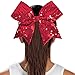 Sequin Performance Hair Bow Seq Aqua