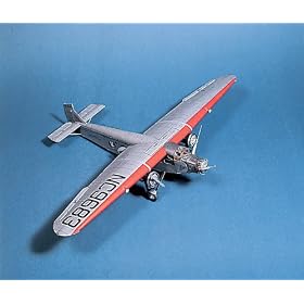 Schreiber-Bogen Ford Tri-motor Plane Card Model from Toy RC Airplanes