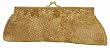 Fully Beaded Wavy Clutch, with Metal Frame - Evening Bag - Maribel (61 2042)