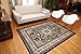 Generations New Oriental Traditional Isfahan Persian Area Rugs Rug 8023black 9' x 12'5