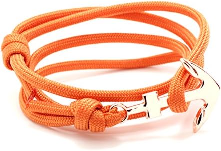 North Street Bracelets Copper Anchor Bracelet (Burnt Orange)