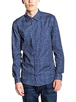 BOSS Orange Camisa Niños Unisex EnameE (Azul)