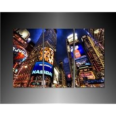 New York 3 Bilder Leinwand_Bild 120x80cm k. Poster / Weitere Wandbilder, Kunstdrucke, Foto auf Leinwand finden Sie bei Leinwandbilder org - Alle Bilder fertig gerahmt mit Keilrahmen.