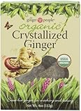 The Ginger People Organic Crystallized Ginger, 4 Ounce Boxes (Pack of 6)