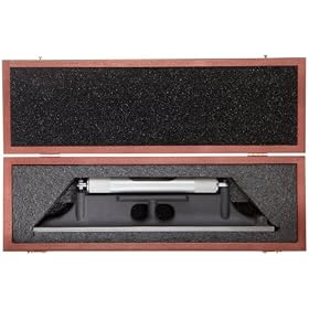Starrett 98Z-12 12-Inch Precision Machinists Level in Finished Wood Case