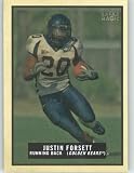 Justin Forsett SP - California / Seattle Seahawks (Short Print) / 2009 Topps Magic NFL Football Trading Card at Amazon.com