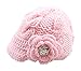 Bestknit Handmade Newborn Toddler Baby Girls Crochet Knit Brim Cap Hat