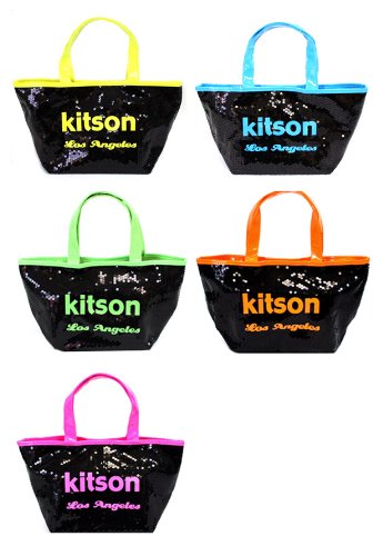 KITSON キットソン sequin mini neon 新作 ミニスパンコール トートバッグ