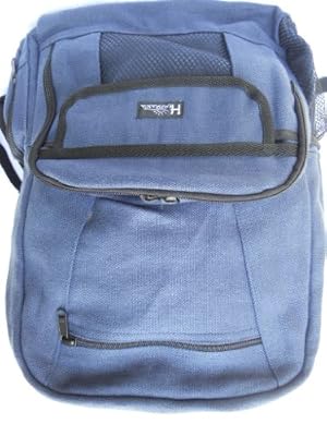 Deluxe Indigo Blue Hemp Backpack