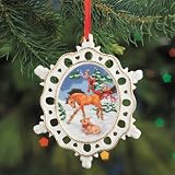 Breyer 2009 Winter in the Woods Breyer Buddies Porcelain Snowflake Ornament