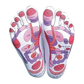 Pair of Cotton Reflexology Massage Socks